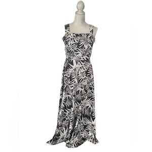 Vintage 70’s Black/White Maxi Dress by Cirette